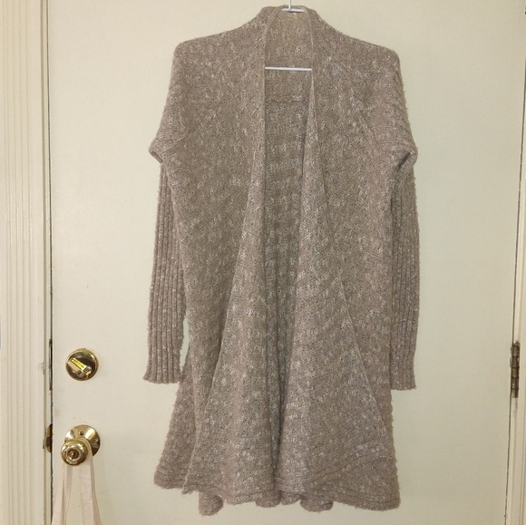 Free People Beached Shell Draped Cardigan S boho - Picture 8 of 9